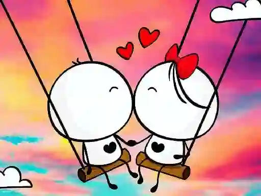 Cluiche Spot The Differences Happy Valentines Day ar líne