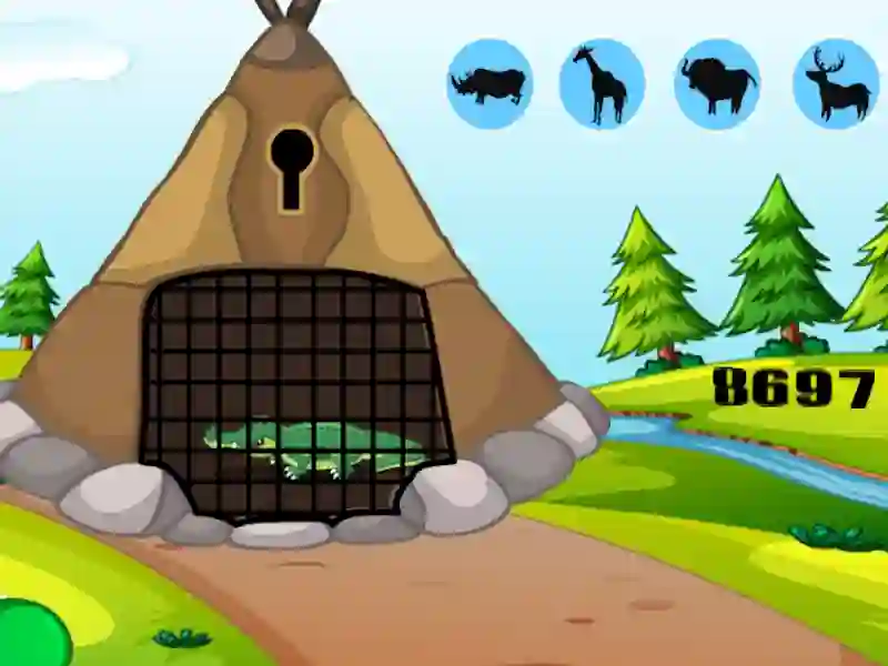 Cluiche Croc Key Quest ar líne