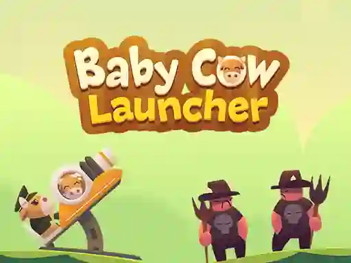 Cluiche Baby Cow Launcher ar líne