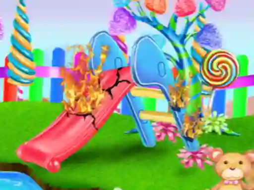 Cluiche Candy Garden Cleaning ar líne