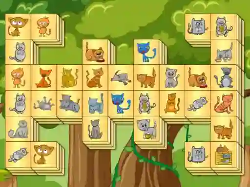 Cluiche Cats mahjong ar líne