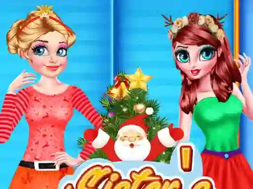 Cluiche Sisters Christmas Tree ar líne