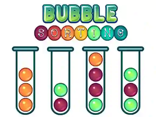 Cluiche Bubble Sorting ar líne