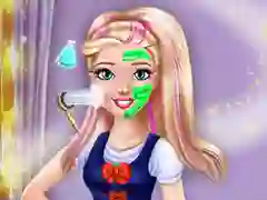 Cluiche College Princess Spa Makeup ar líne