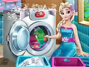 Cluiche Ice Queen Laundry Day ar líne