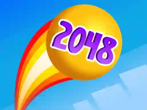 Cluiche Rainbow Balls 2048 ar líne