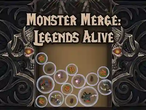 Cluiche Monster Merge Legends Alive ar líne