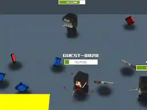 Cluiche Top Shooter io ar líne