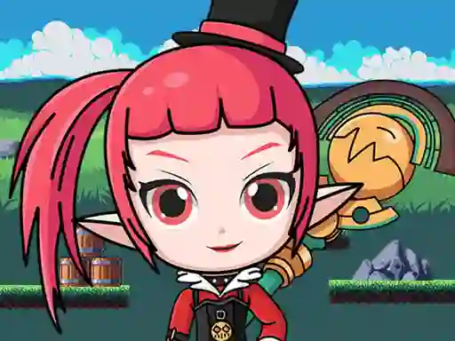 Cluiche Mage girl adventure ar líne