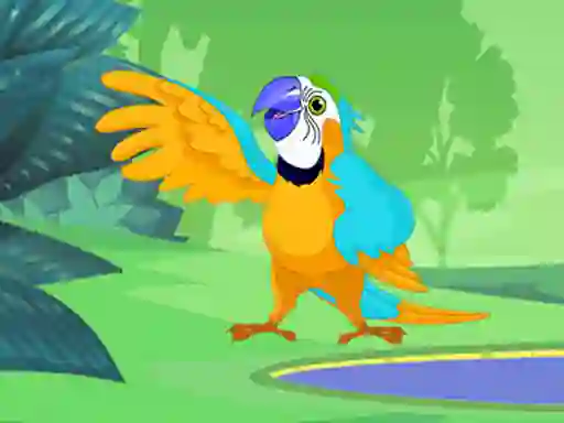 Cluiche Parrot Pal Coloring ar líne