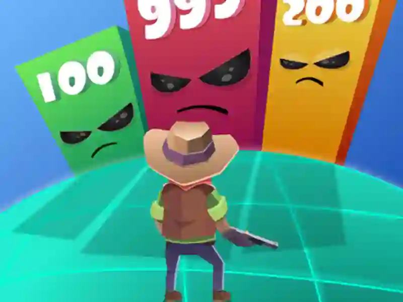 Cluiche Shoot Block Rush 3D ar líne