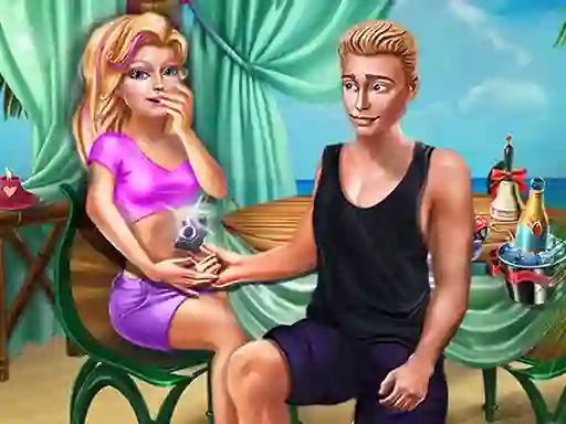 Cluiche Ellie Beach Proposal ar líne