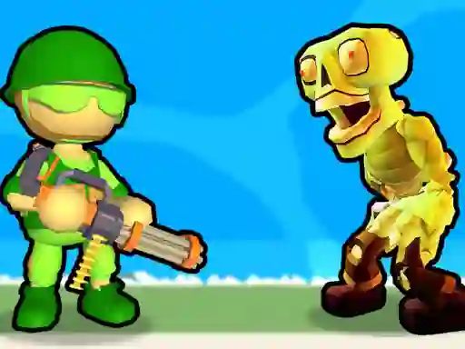 Cluiche Destruction of Stickman Zombie ar líne