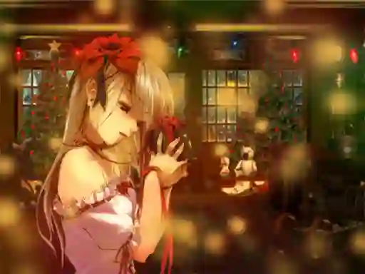 Cluiche Anime Christmas Jigsaw Puzzle 2 ar líne