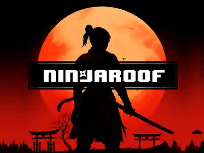Cluiche Ninja Roof ar líne