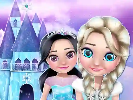 Cluiche Ice Princess Doll House ar líne