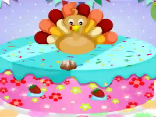 Cluiche Happy Thanksgiving Cake Master ar líne