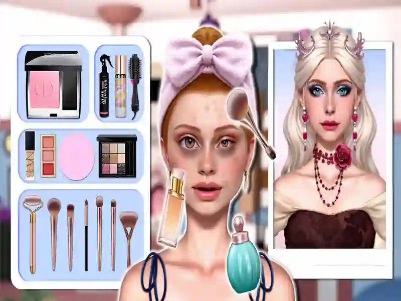 Cluiche Makeover & Makeup Studio ar líne