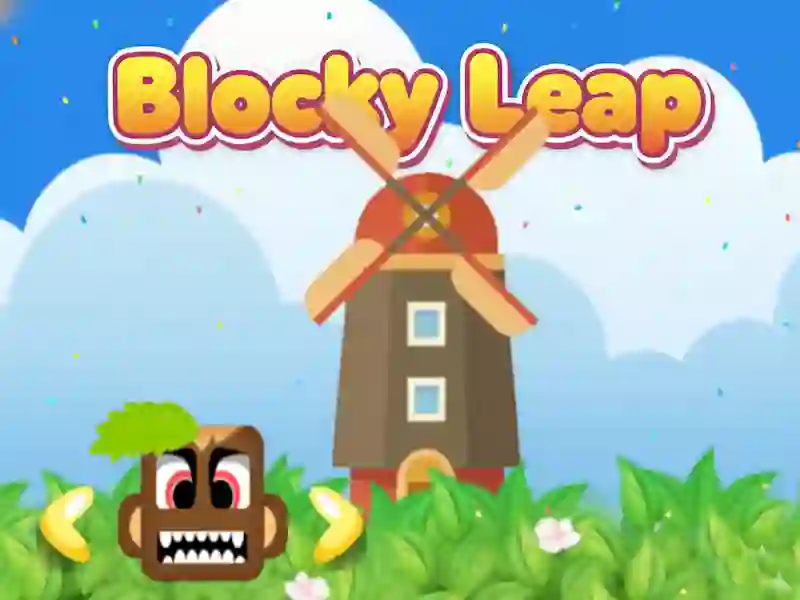 Cluiche Blocky Leap ar líne