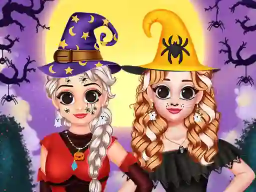 Cluiche BFFs Hello Halloween ar líne