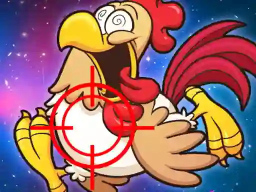 Cluiche Frenzy Chicken Shooter 3D ar líne