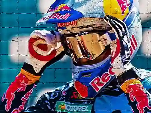Cluiche Motocross Puzzle Challenge ar líne