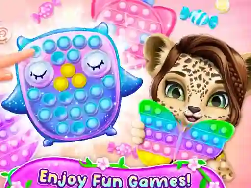Cluiche My Leopard Baby ar líne
