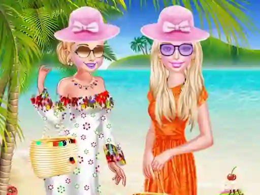Cluiche BFF Spring Beach Holiday ar líne