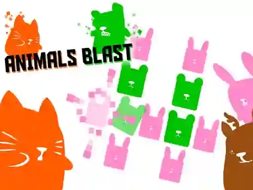 Cluiche Animals Blast ar líne