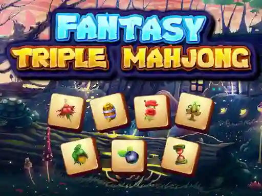 Cluiche Fantasy Triple Mahjong ar líne