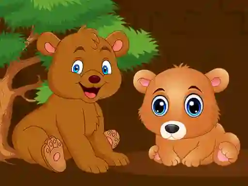 Cluiche Baby Bear Jigsaw ar líne