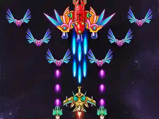 Cluiche Galaxy Attack Alien Shooter ar líne