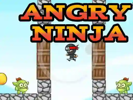 Cluiche Angry Ninja ar líne