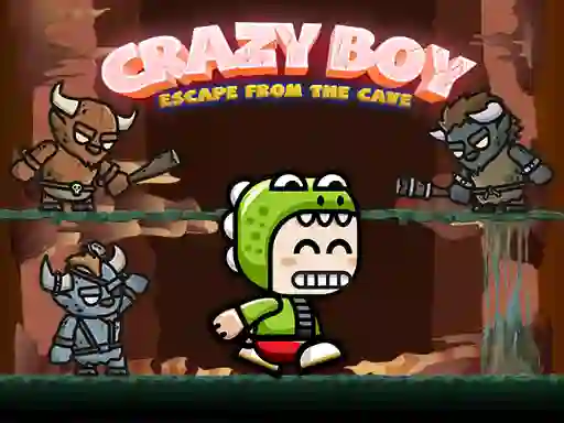Cluiche Crazy Boy Escape From The Cave ar líne