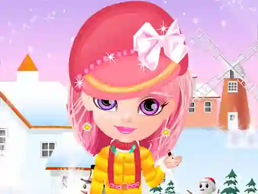 Cluiche Baby Halen Winter Dress Up ar líne