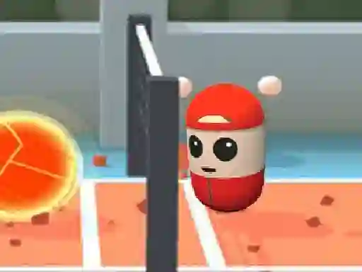 Cluiche Cartoon Volley Fun ar líne