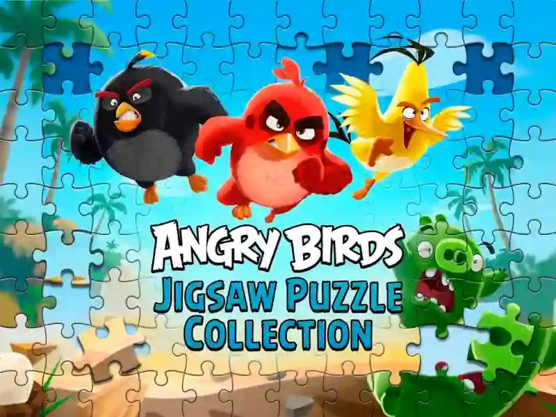 Cluiche Angry Birds Jigsaw Puzzle Collection ar líne