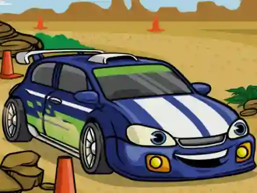 Cluiche Racing Cartoons Jigsaw ar líne