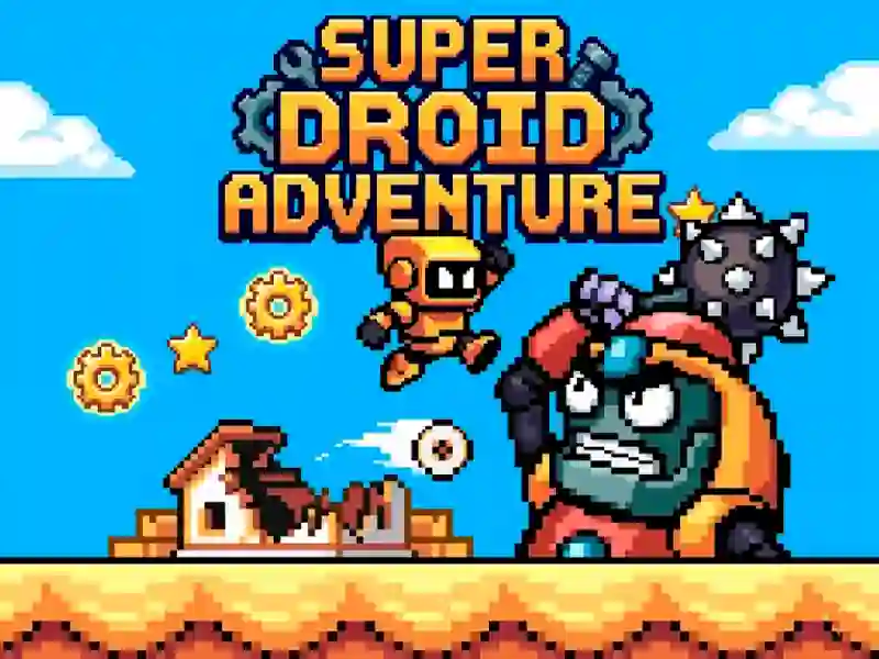 Cluiche Super Droid Adventure ar líne