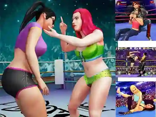 Cluiche Women Wrestling Fight Revolution Fighting ar líne