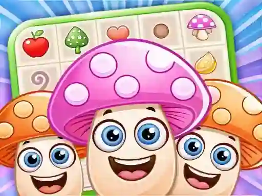 Cluiche Mushroom Fever Match 3 ar líne