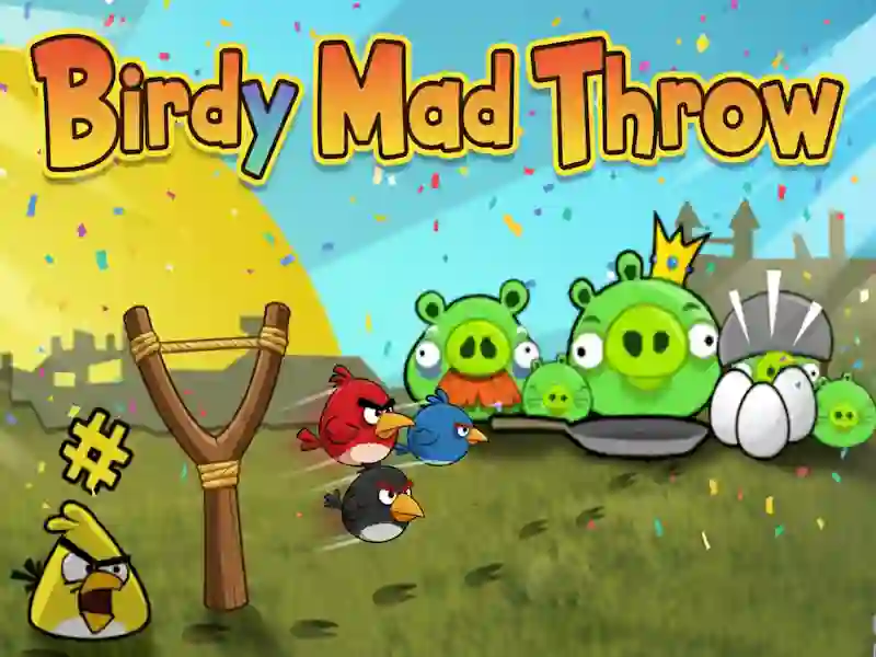 Cluiche Birdy Mad Throw ar líne