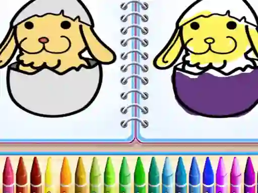 Cluiche Coloring Bunny Book ar líne