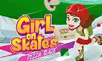Cluiche Girl on Skates Pizza Mania ar líne