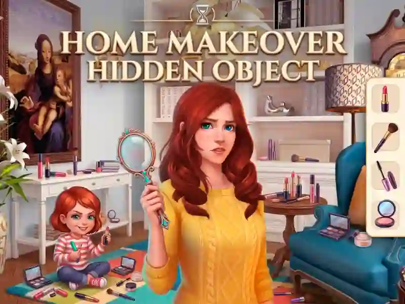 Cluiche Home Makeover Hidden Object ar líne