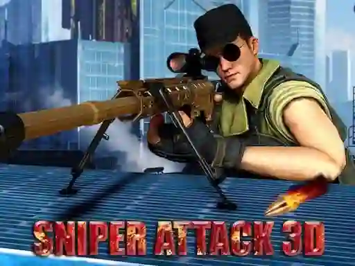 Cluiche Sniper Attack 3D ar líne