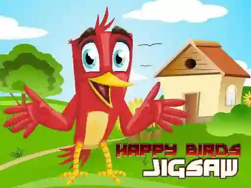 Cluiche Happy Birds Jigsaw ar líne