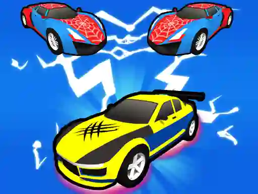 Cluiche Superhero Car Merge Master ar líne