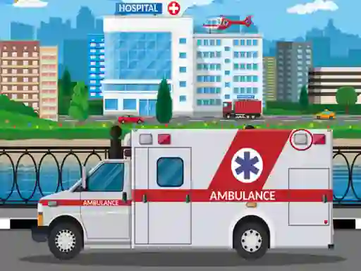 Cluiche Ambulance Trucks Differences ar líne