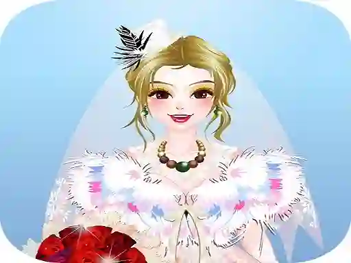 Cluiche My Winter Wedding Dressup ar líne